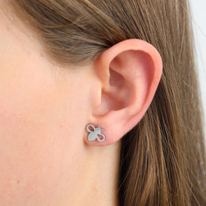Stainless Steel Earring Studs - You Are Amazing - Bumble Bee