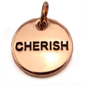 Today I Will... Word Charms (Rose Gold Copper-Change)
