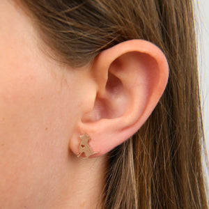 Stainless Steel Earring Studs - So Loved - DOG LOVE