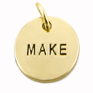 Today I Will... Word Charms (Gold-Change)