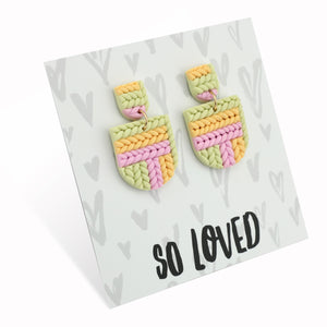 Acrylic Dangles - 'So Loved' - MECCA (12131)