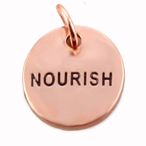 Today I Will... Word Charms (Rose Gold Copper-NC)