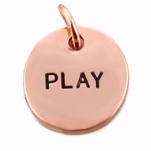 Today I Will... Word Charms (Rose Gold Copper-Change)