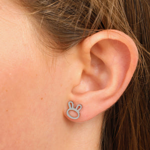 Stainless Steel Earring Studs | Rabbit & Carrot - Love Just For You
