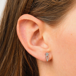 Stainless Steel Earring Studs | Rabbit & Carrot - Love Just For You