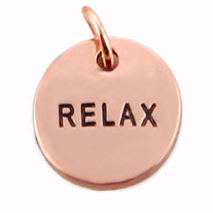Today I Will... Word Charms (Rose Gold Copper-Change)