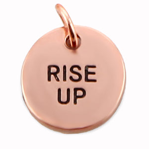 Today I Will... Word Charms (Rose Gold Copper-Change)