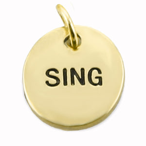 Today I Will... Word Charms (Gold-Change)