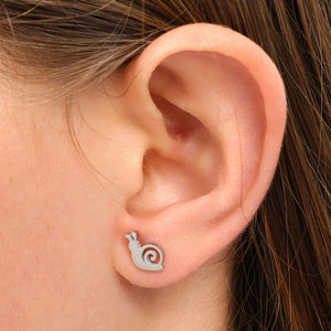 Stainless Steel Earring Studs - Babe You Got This - SNAILS