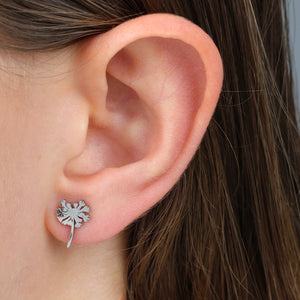 Stainless Steel Earring Studs - Dream Chaser - Dandelions