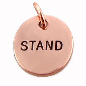 Today I Will... Word Charms (Rose Gold Copper-Change)