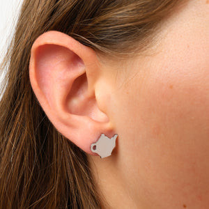 Stainless Steel Earring Studs - Life Is Beautiful - TEA TIME