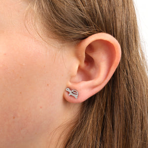 Stainless Steel Earring Studs - Believe - TURTLES