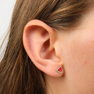 Sweet Watermelon - Sterling Silver Studs - Enjoy (9615)
