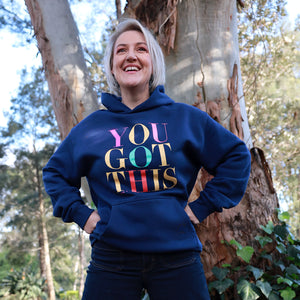 You Got This Relaxed Hoodie – Cobalt Blue