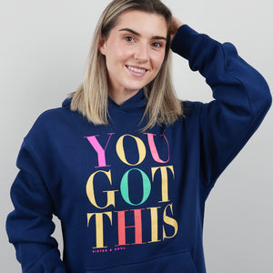 You Got This Relaxed Hoodie – Cobalt Blue