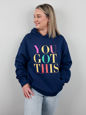 You Got This Relaxed Hoodie – Cobalt Blue