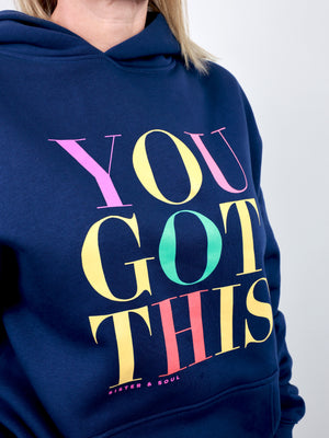 You Got This Relaxed Hoodie – Cobalt Blue