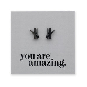 Stainless Steel Earring Studs - You Are Amazing - CRICKET