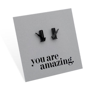 Stainless Steel Earring Studs - You Are Amazing - CRICKET