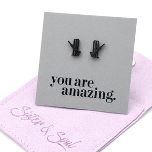 Stainless Steel Earring Studs - You Are Amazing - CRICKET