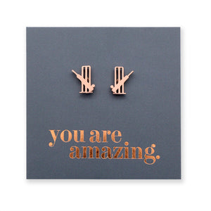 Stainless Steel Earring Studs - You Are Amazing - CRICKET