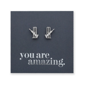 Stainless Steel Earring Studs - You Are Amazing - CRICKET