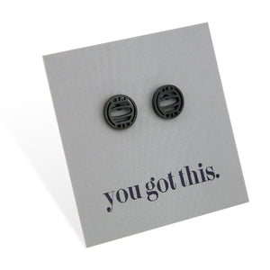 Stainless Steel Earring Studs - You Got This - NETBALLS