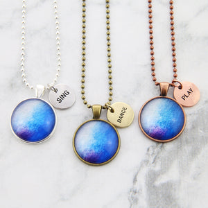 Create Your Own Ombre Wash Necklaces - with Today I Will Charms