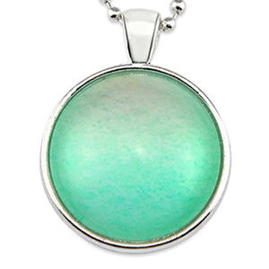 Ombre Wash Necklaces Bright Silver