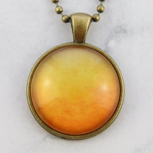 Ombre Wash Necklaces Vintage Gold