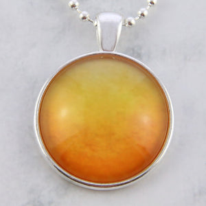 Ombre Wash Necklaces Bright Silver