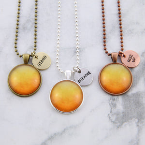 Create Your Own Ombre Wash Necklaces - with Today I Will Charms