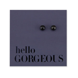 Stainless Steel Earring Studs - Hello Gorgeous - TINY BALLS