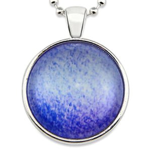Ombre Wash Necklaces Bright Silver
