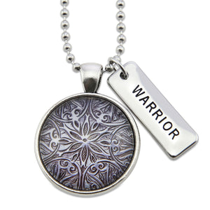 The STRONG WOMEN Collection - Vintage Silver ' WARRIOR ' Necklace - Lionhearted Silver (10863)