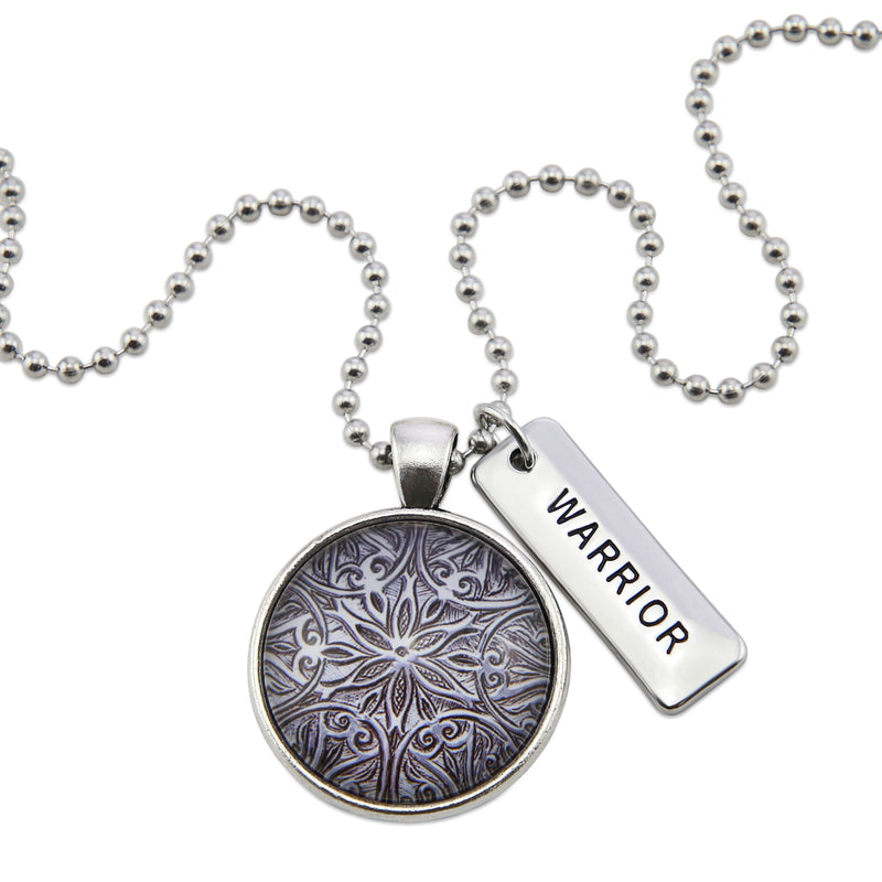 The STRONG WOMEN Collection - Vintage Silver ' WARRIOR ' Necklace - Lionhearted Silver (10863)