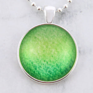 Ombre Wash Necklaces Bright Silver