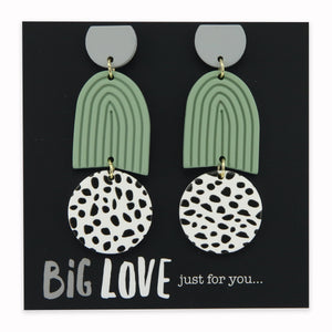 Acrylic Dangles - 'Big Love Just For You' - Osaka (11854)