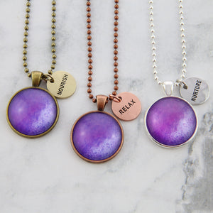 Create Your Own Ombre Wash Necklaces - with Today I Will Charms
