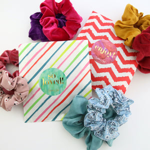 LUCKY DIP! - Gift Wrapped Scrunchies 2 Pack!! (LD4)