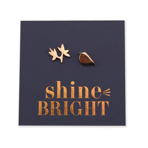 Stainless Steel Earring Studs - Shine Bright - BIRD & BRANCH