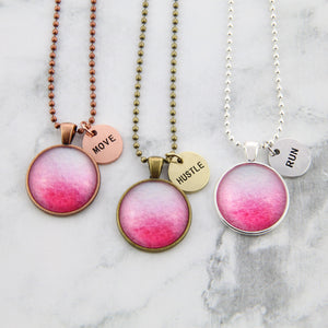 Create Your Own Ombre Wash Necklaces - with Today I Will Charms