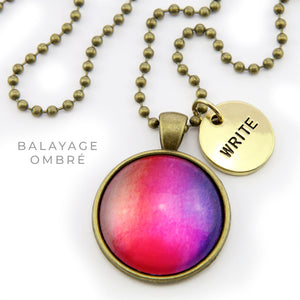 Create Your Own Ombre Wash Necklaces - with Today I Will Charms