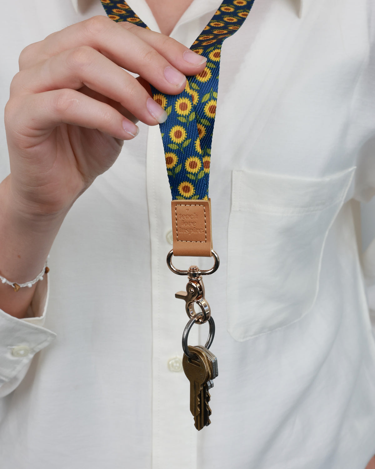 Premium Lanyard - Sunflowers