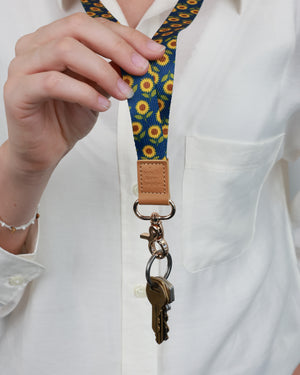 Premium Lanyard - Sunflowers