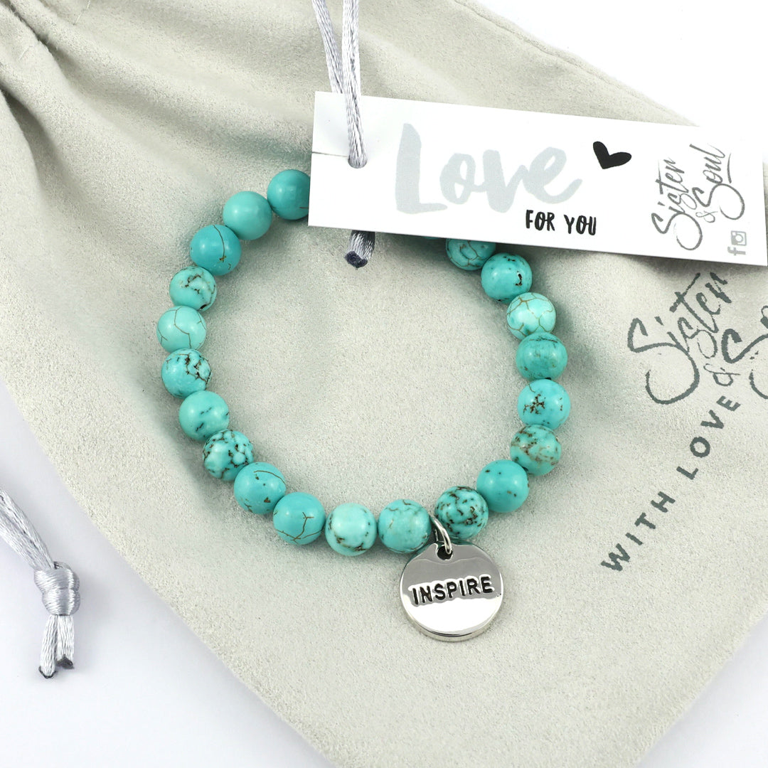 BEAUTIFUL STRONG UNIQUE - Aqua Breeze & Apple Teach Inspire - 3 Piece Deluxe Gift Bundle (L11)