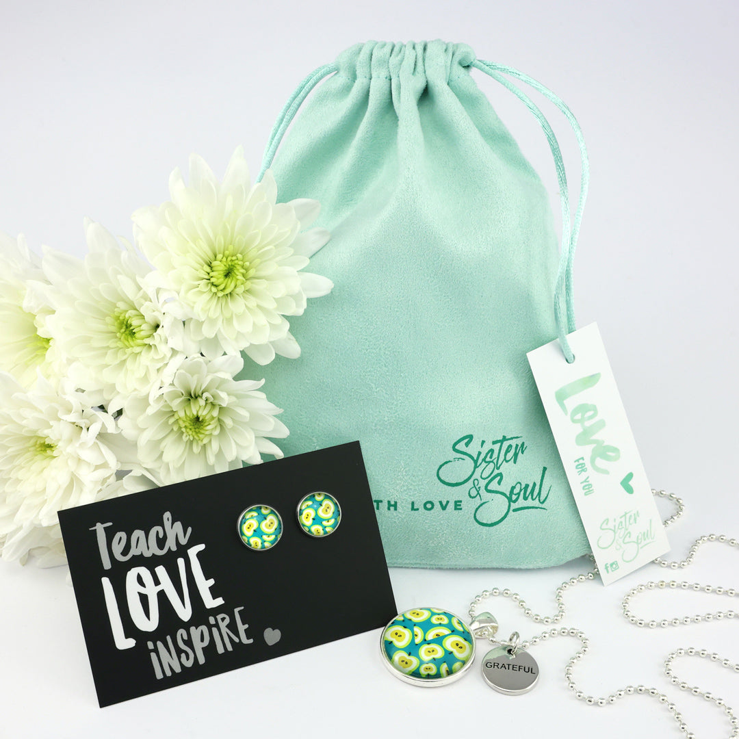 MINTY TEAL APPLE - TEACH LOVE INSPIRE - Gift Bundle (L09)