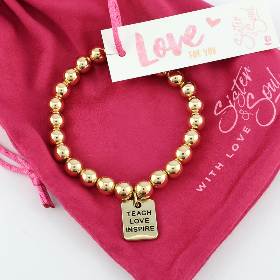 TEACH LOVE INSPIRE Apples In Hot Pink Bundle (L08)