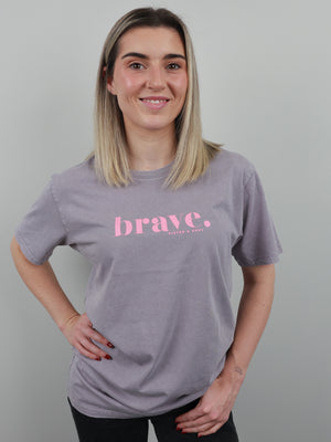 Brave Boyfriend T-Shirt - Purple Haze